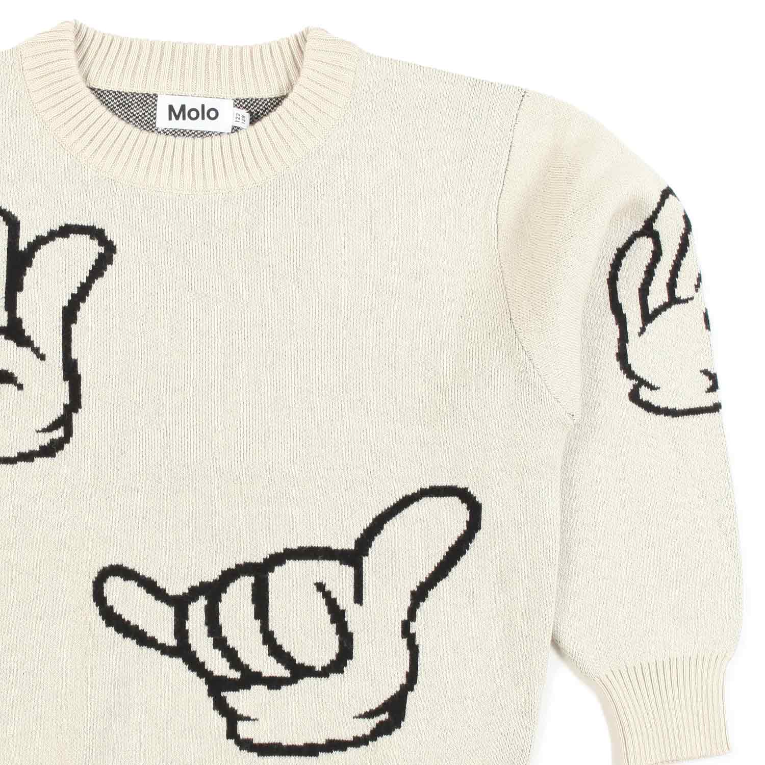 MAGLIONE BELLO MOON BIANCO BAMBINO E BAMBINA - annameglio.com abbigliamento moda