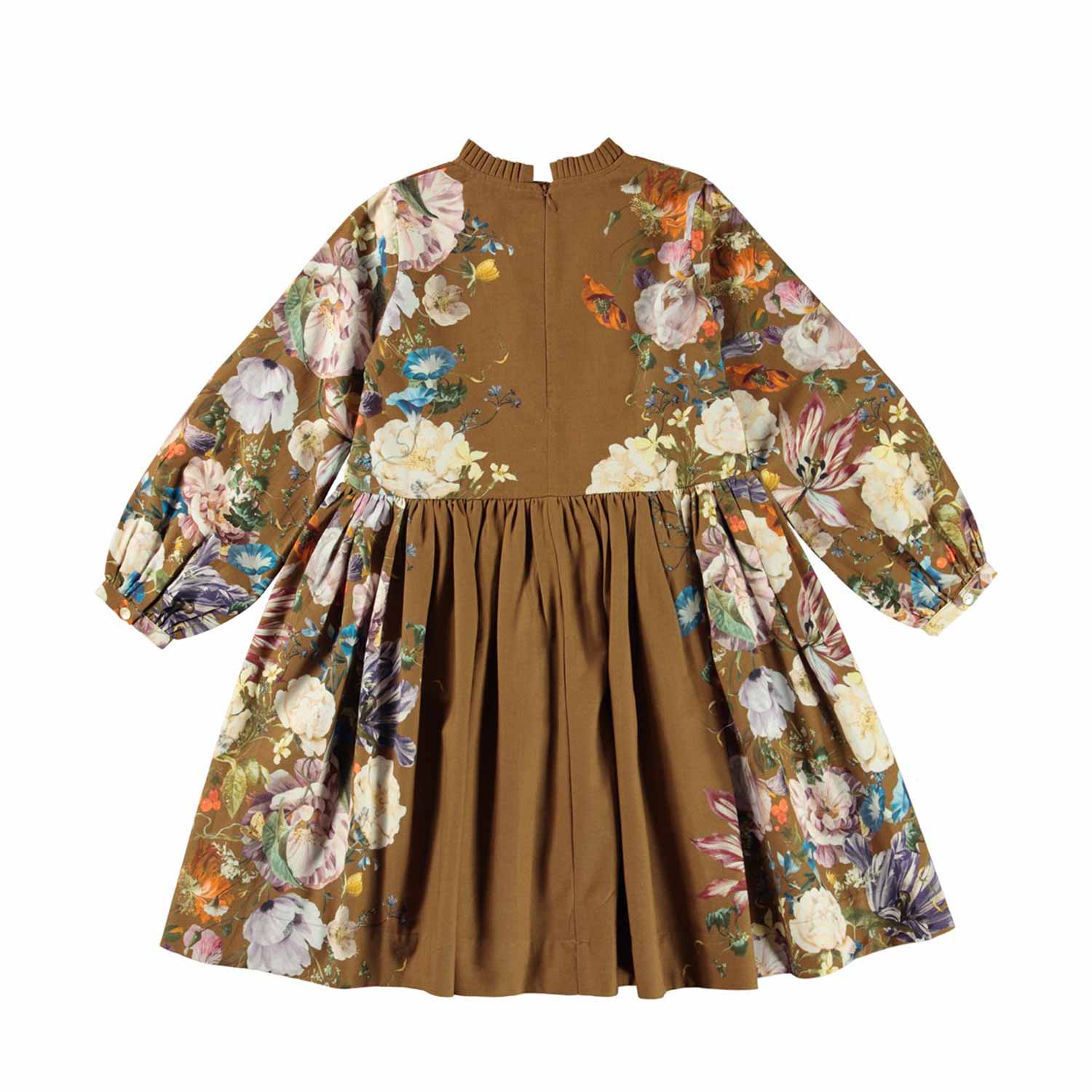 ABITO COMO POETIC FLORA CAMMELLO BAMBINA - annameglio.com abbigliamento moda