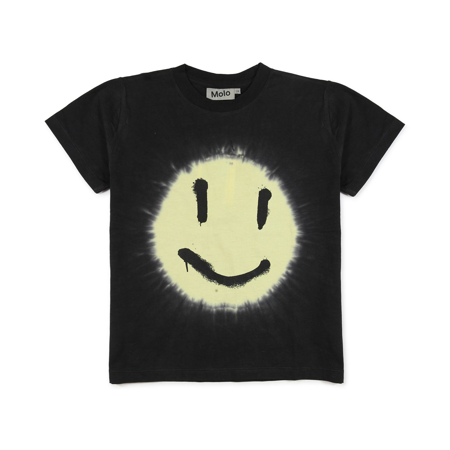 T-SHIRT ROXO SMILE NERA E GIALLA - annameglio.com abbigliamento moda