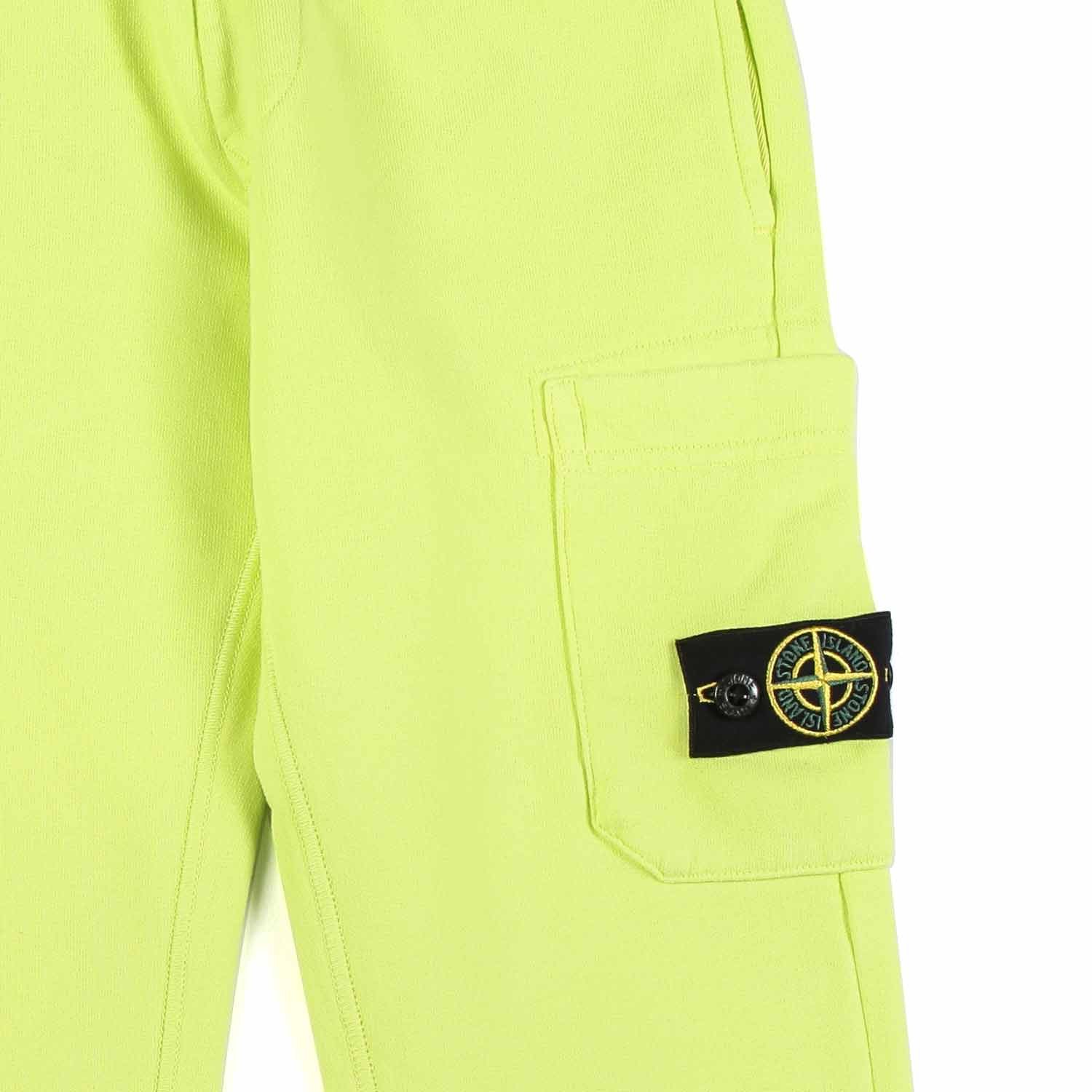 PANTALONE LIME IN FELPA CON TASCA CARGO - annameglio.com abbigliamento moda