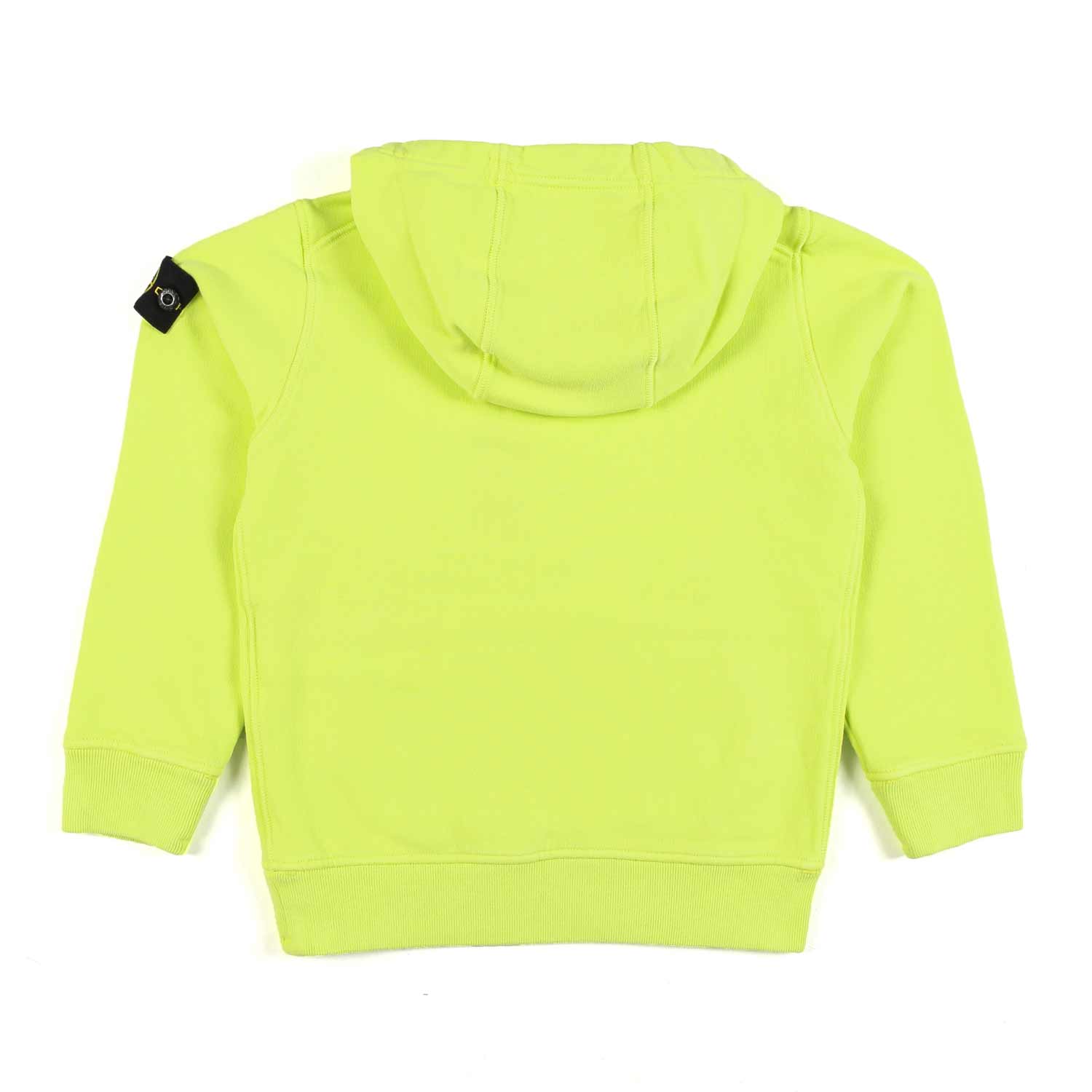 FELPA HOODIE LIME CON PATCH LOGO BAMBINO E TEEN - annameglio.com abbigliamento moda