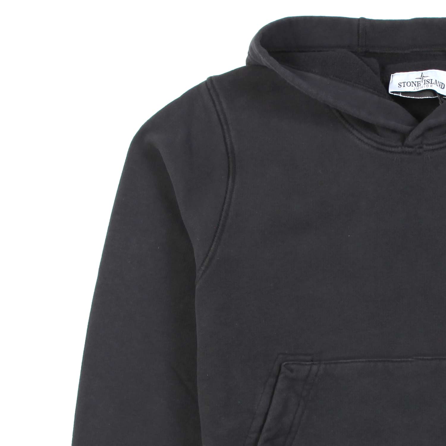 FELPA HOODIE NERA CON STAMPA LOGO VERDE - annameglio.com abbigliamento moda