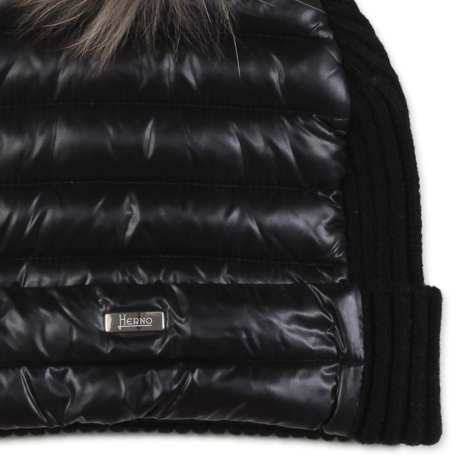 CAPPELLO NERO DI LANA E NYLON BAMBINA E TEEN - annameglio.com abbigliamento moda