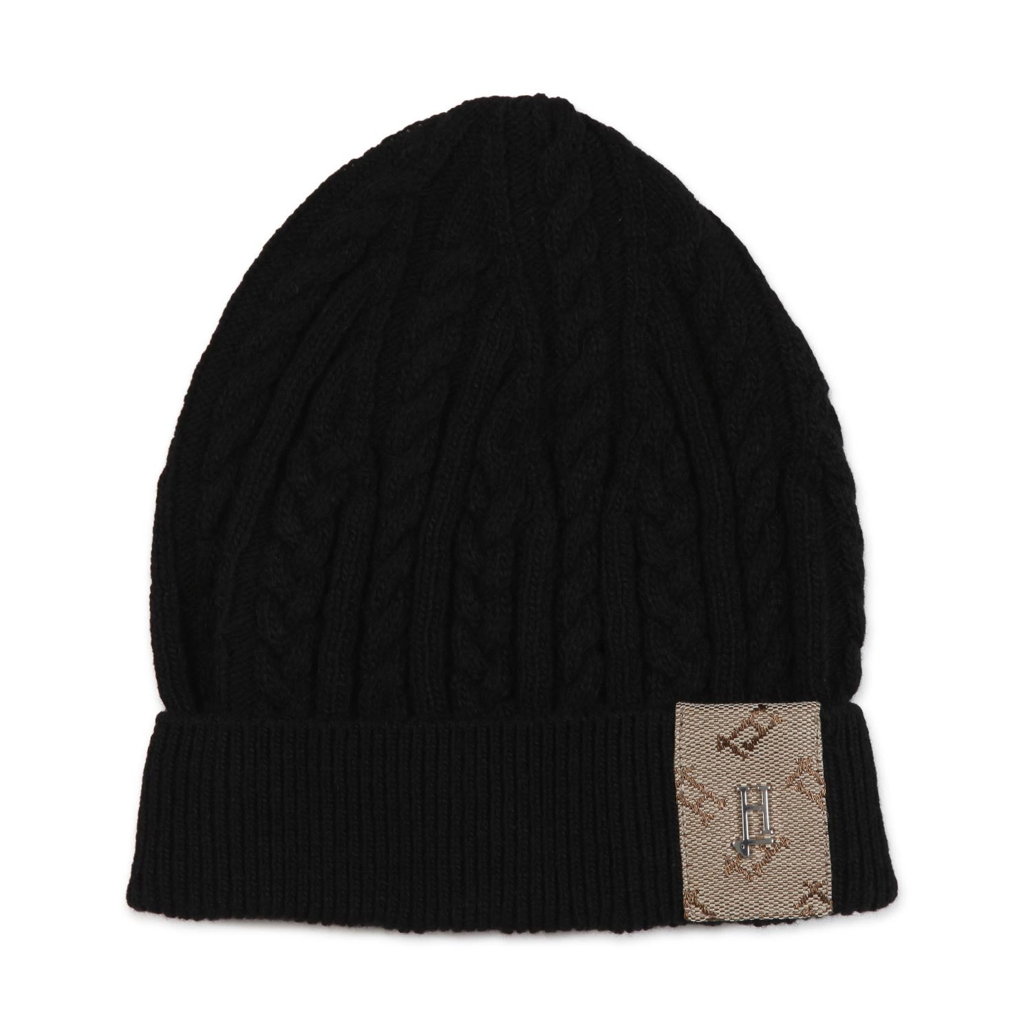 CAPPELLO NERO DI LANA A TRECCE BAMBINA E TEEN - annameglio.com abbigliamento moda