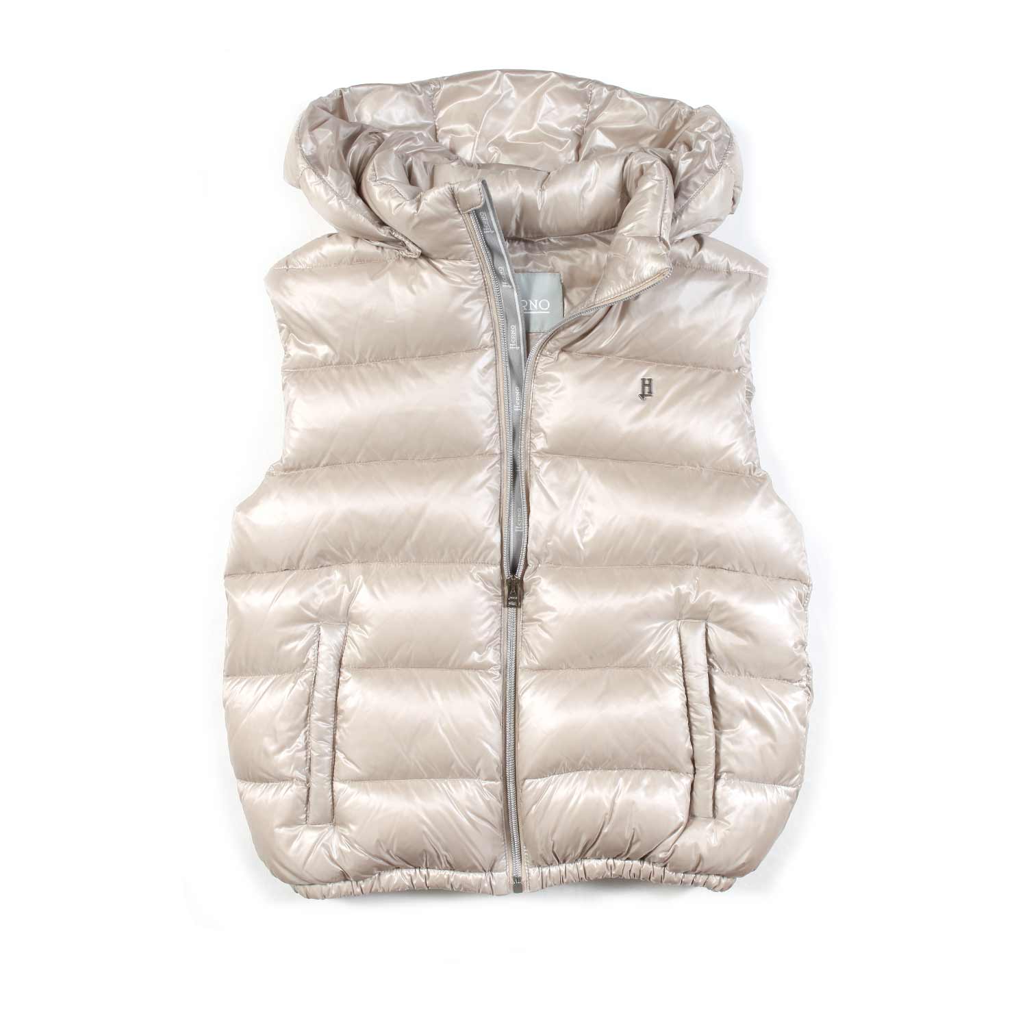 GILET BEIGE PERLATO BAMBINA E TEENAGER - annameglio.com abbigliamento moda