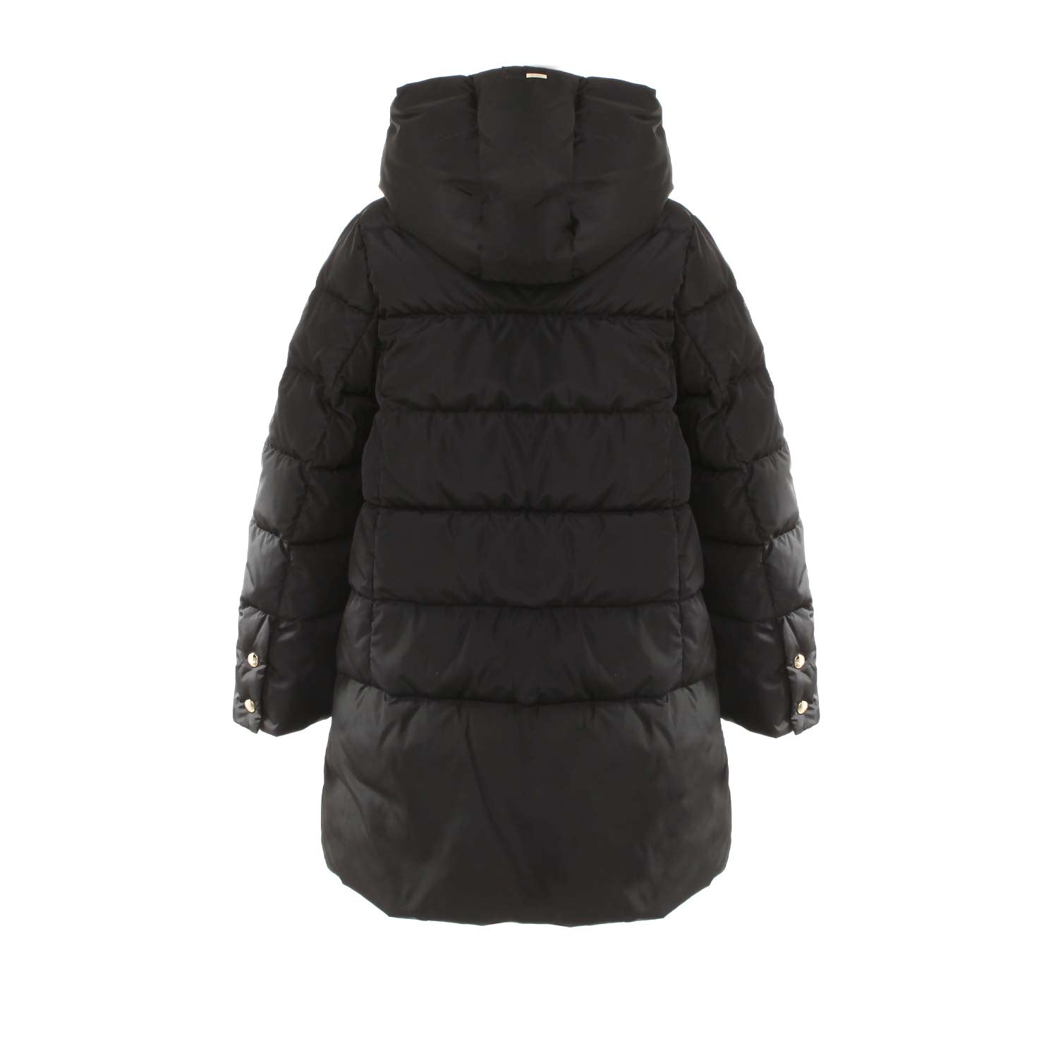 PIUMINO LUNGO NERO BAMBINA E TEENAGER - annameglio.com abbigliamento moda