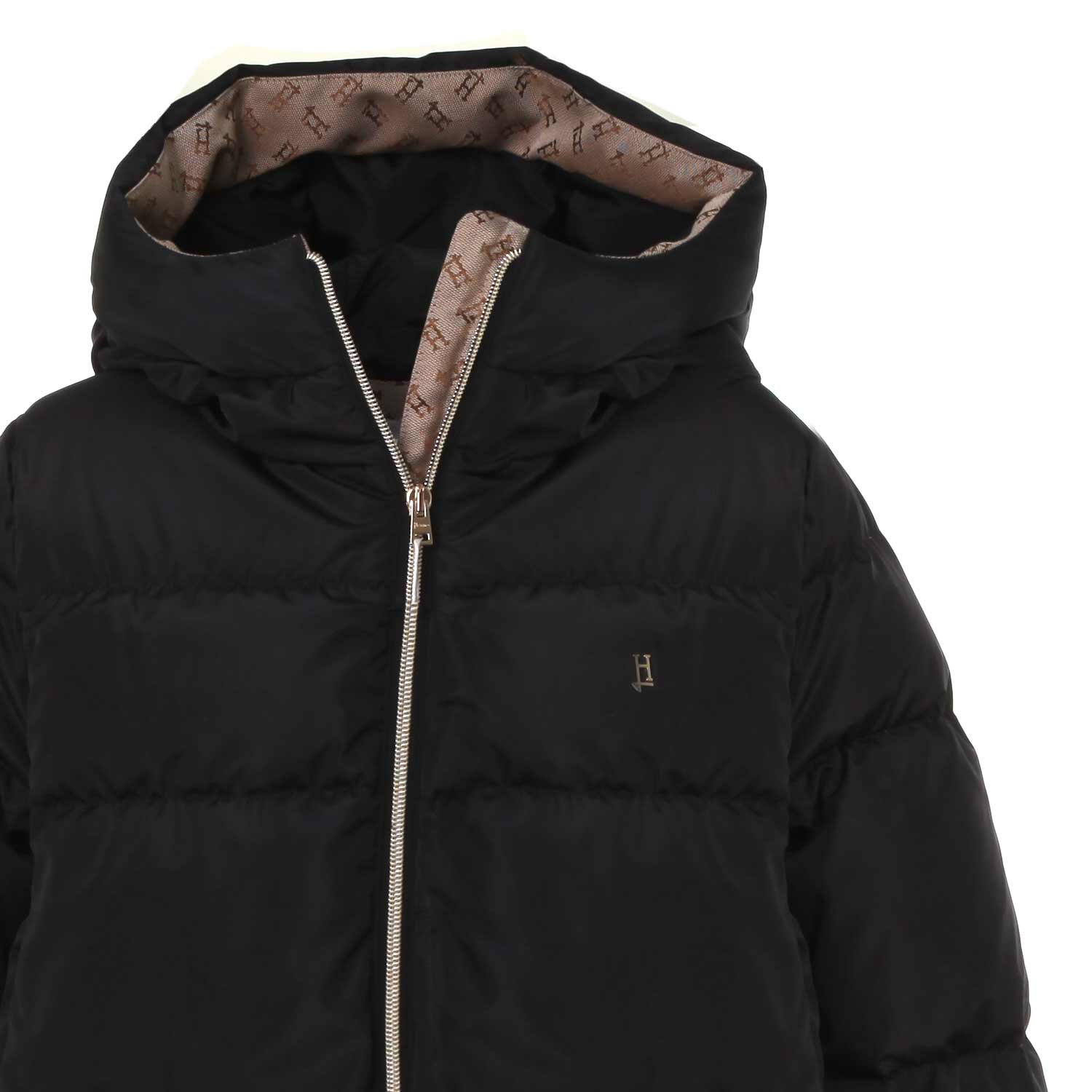 PIUMINO NERO OPACO BAMBINA E TEENAGER - annameglio.com abbigliamento moda