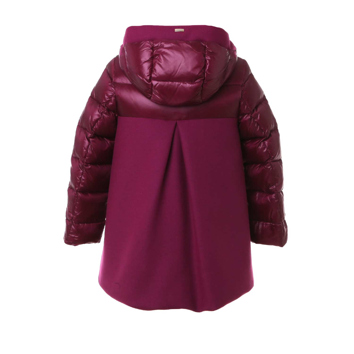 PIUMINO BURGUNDY IN NYLON E LANA BAMBINA - annameglio.com abbigliamento moda