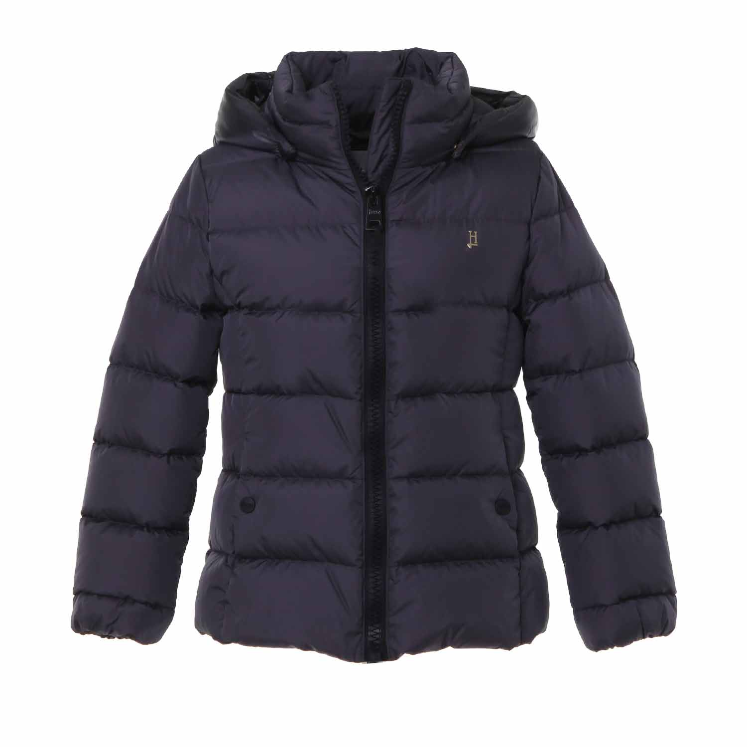 PIUMINO CORTO ANTRACITE BAMBINA E TEENAGER - annameglio.com abbigliamento moda