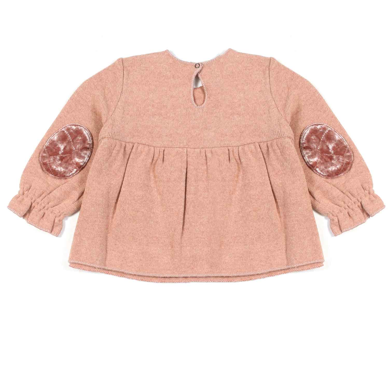 BLUSA ROSA CON TOPPE NEONATA - annameglio.com abbigliamento moda
