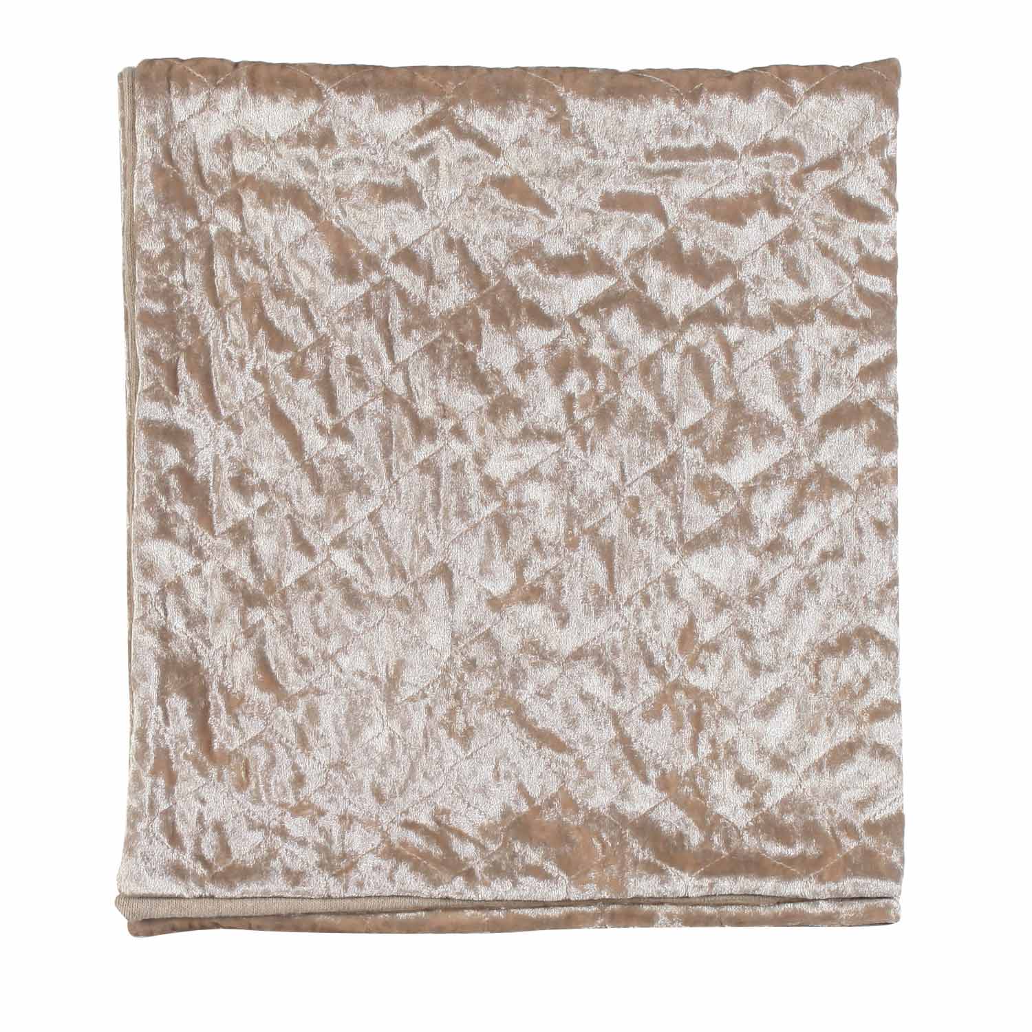 COPERTA VELLUTO LUCIDO ORO E BEIGE NEONATA - annameglio.com abbigliamento moda