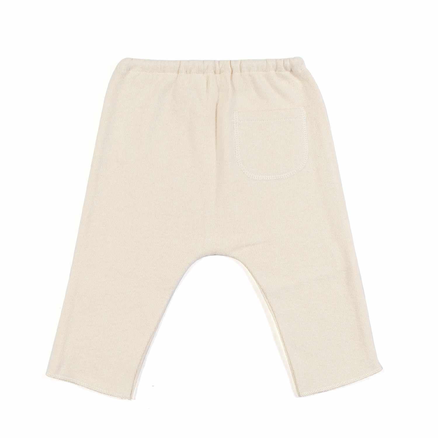 PANTALONE PANNA CON COULISSE BABY UNISEX - annameglio.com abbigliamento moda