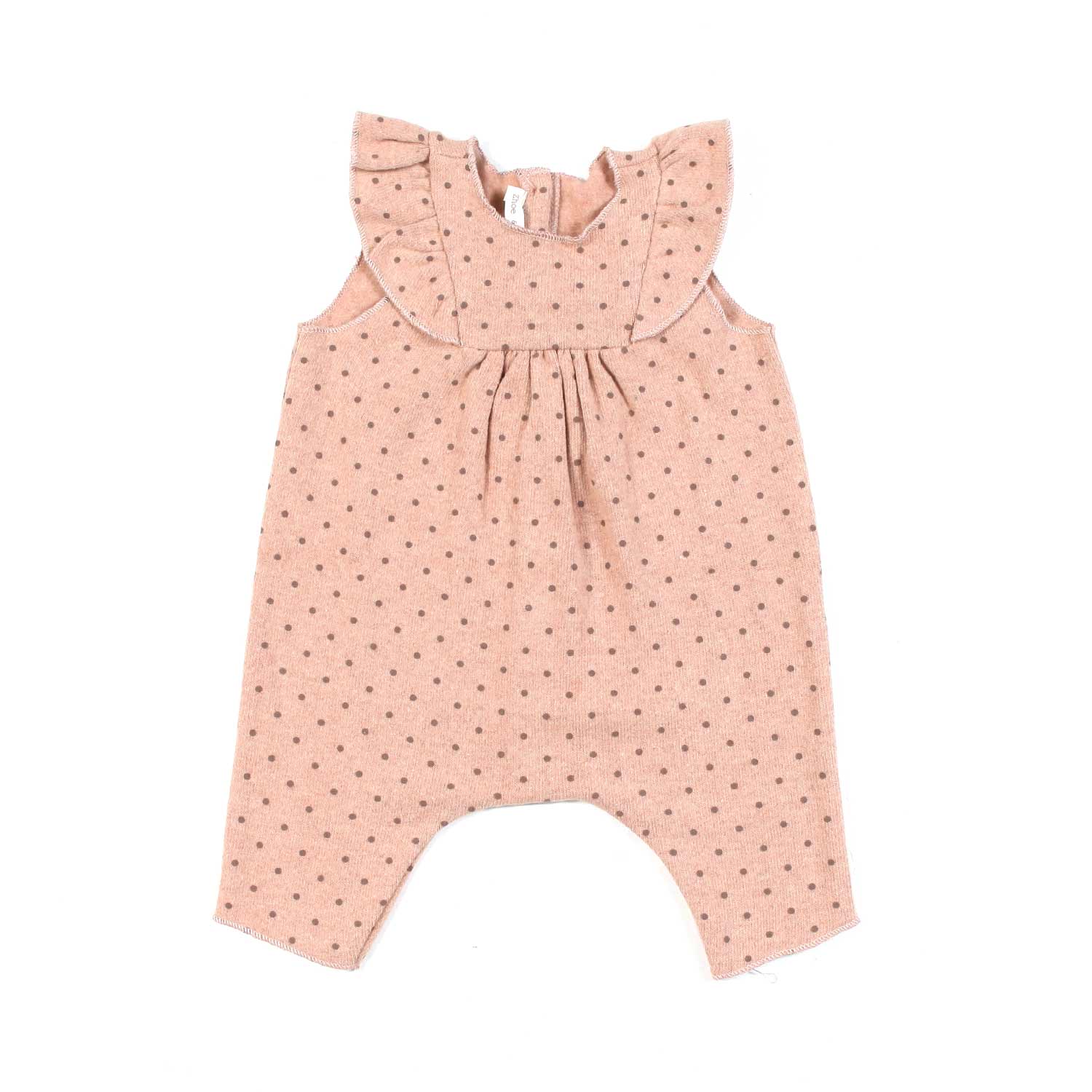 TUTINA SMANICATA ROSA A POIS NEONATA - annameglio.com abbigliamento moda