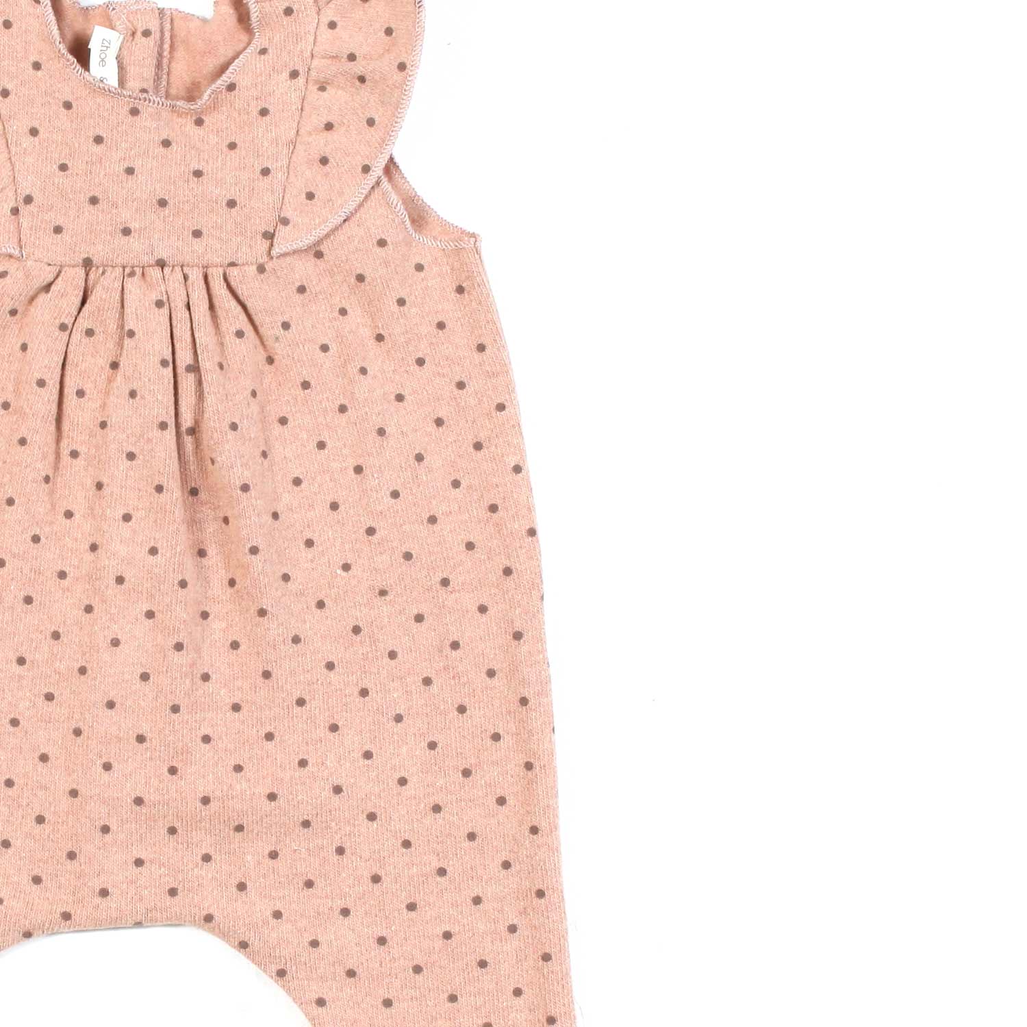 TUTINA SMANICATA ROSA A POIS NEONATA - annameglio.com abbigliamento moda