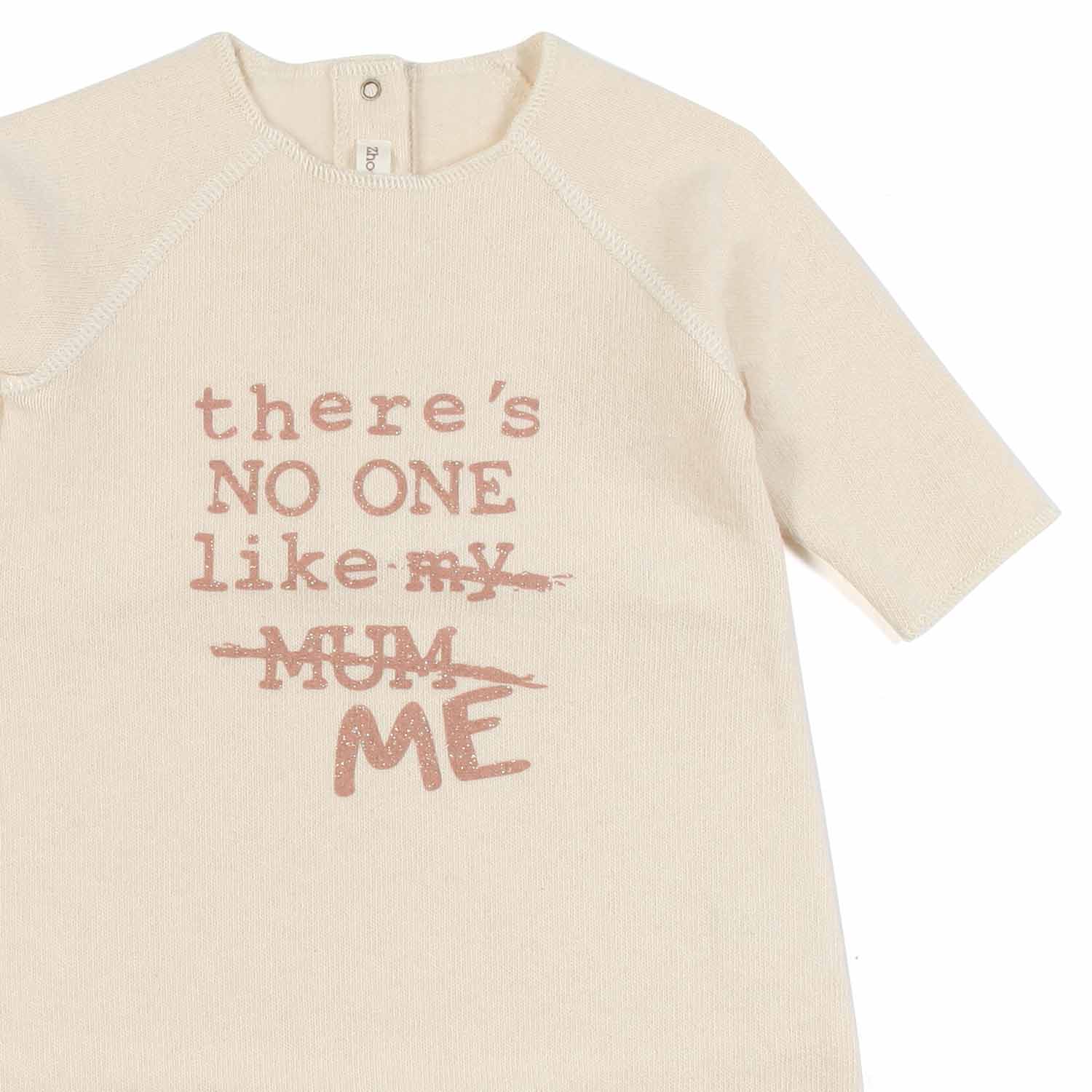 TUTINA PANNA E ROSA GLITTER NEONATA - annameglio.com abbigliamento moda