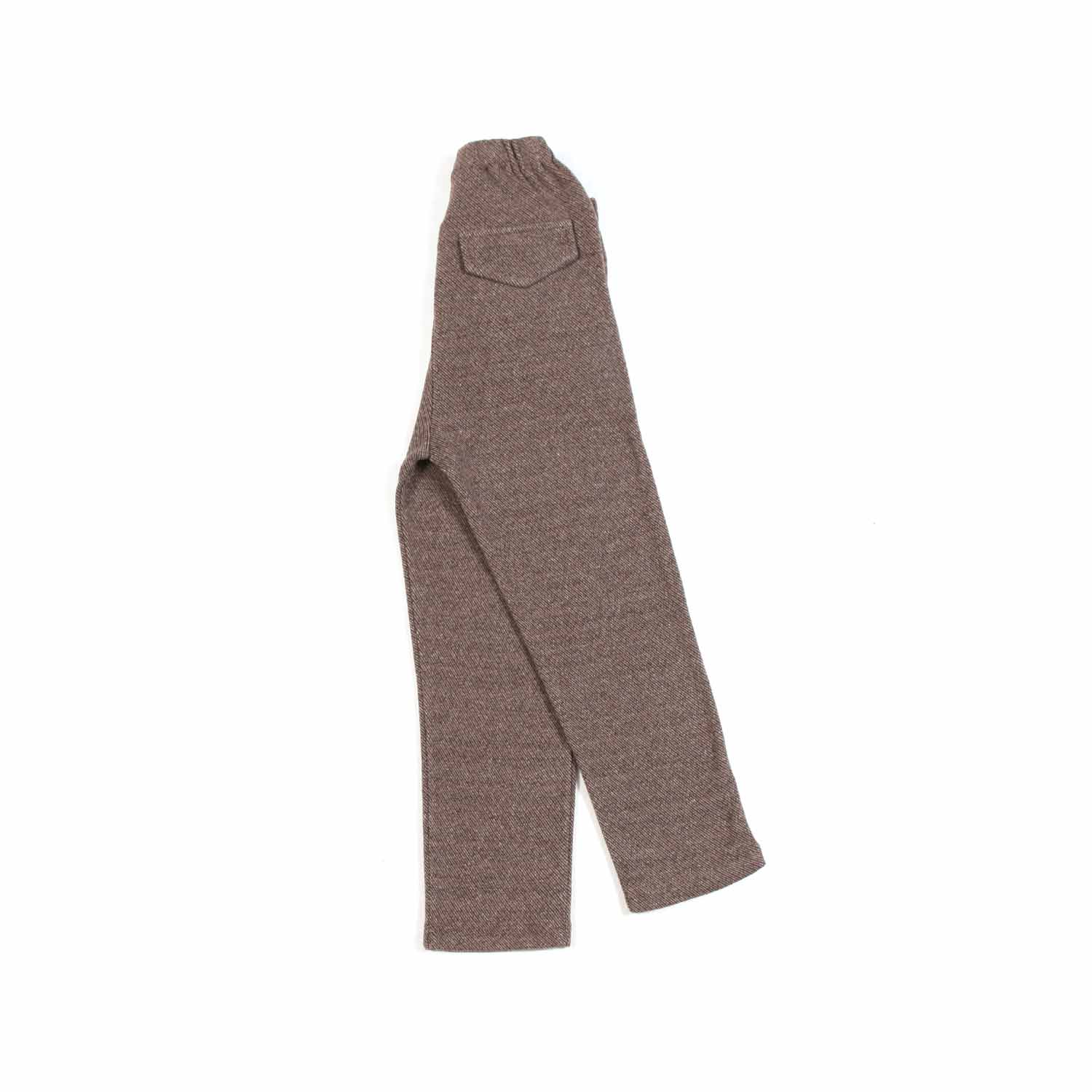 PANTALONE MARRONE MELANGE BAMBINO - annameglio.com abbigliamento moda