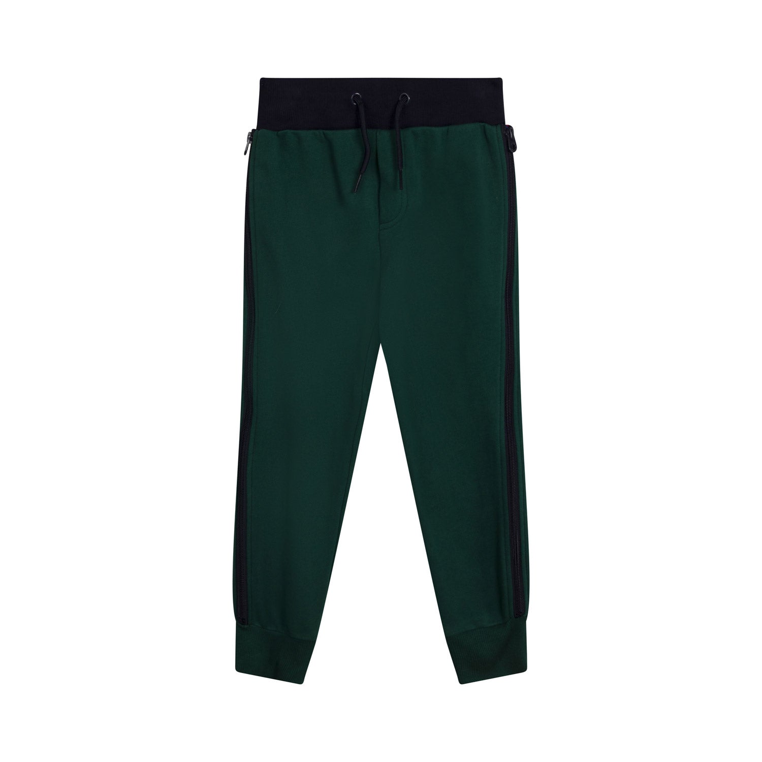 PANTALONE IN FELPA VERDE SCURO BAMBINO - annameglio.com abbigliamento moda