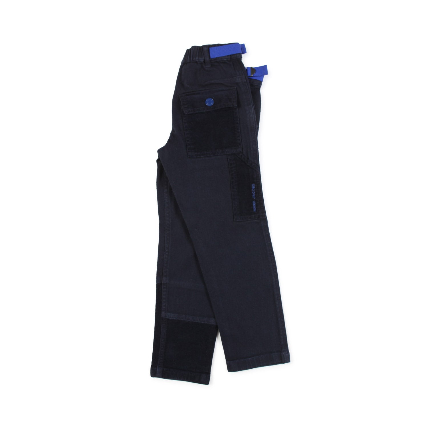 PANTALONE BLU NAVY BAMBINO CON CINTURINI - annameglio.com abbigliamento moda