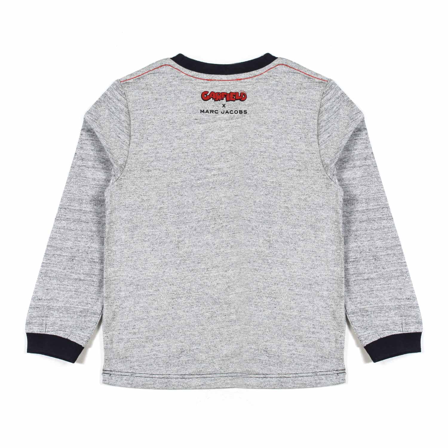 T-SHIRT GARFIELD MANICA LUNGA GRIGIA E BLU BAMBINO - annameglio.com abbigliamento moda