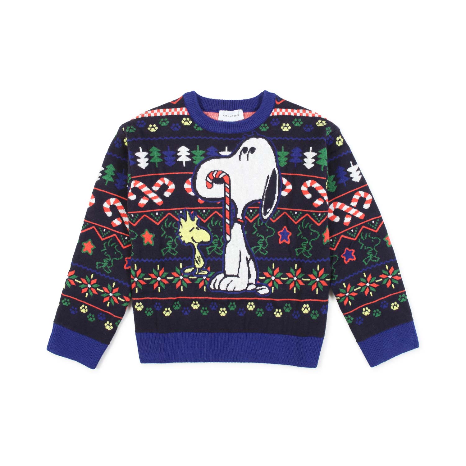 PULLOVER SNOOPY BLU E MULTICOLOR BAMBINO - annameglio.com abbigliamento moda