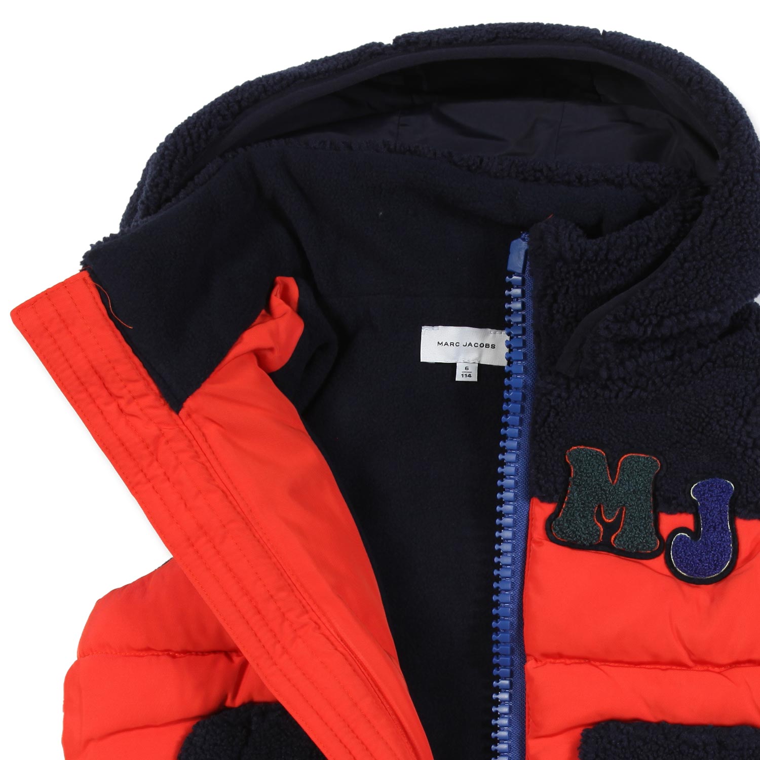GILET ARANCIONE E BLU NAVY BAMBINO - annameglio.com abbigliamento moda