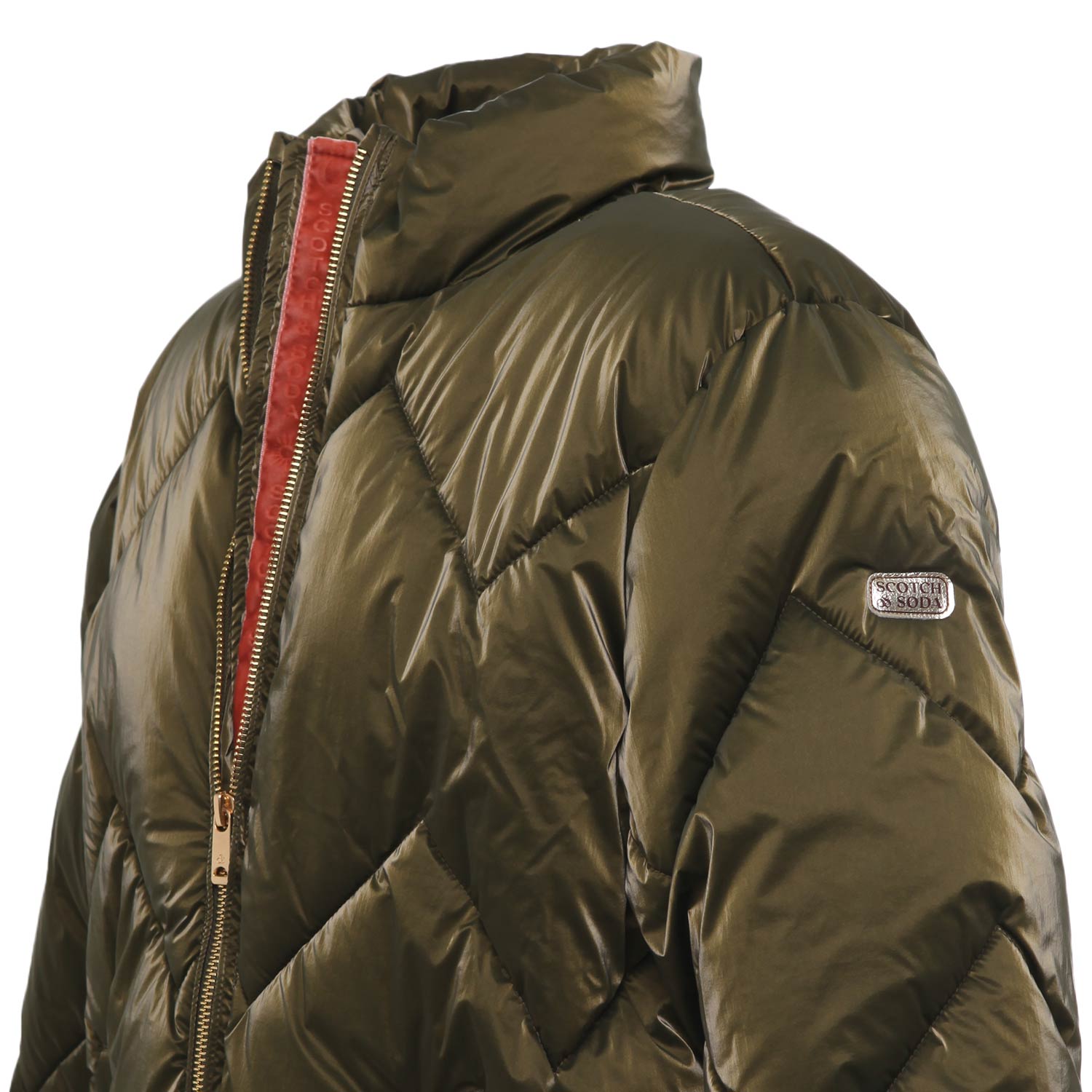 GIUBBOTTO TRAPUNTATO VERDE MILITARE BAMBINA E TEEN - annameglio.com abbigliamento moda