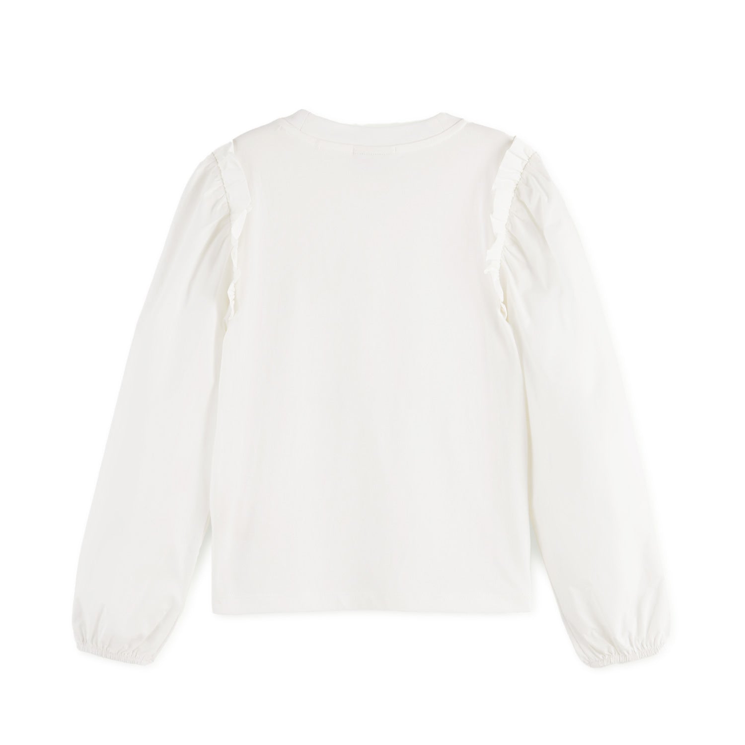 BLUSA MANICA LUNGA BIANCA BAMBINA E TEENAGER - annameglio.com abbigliamento moda