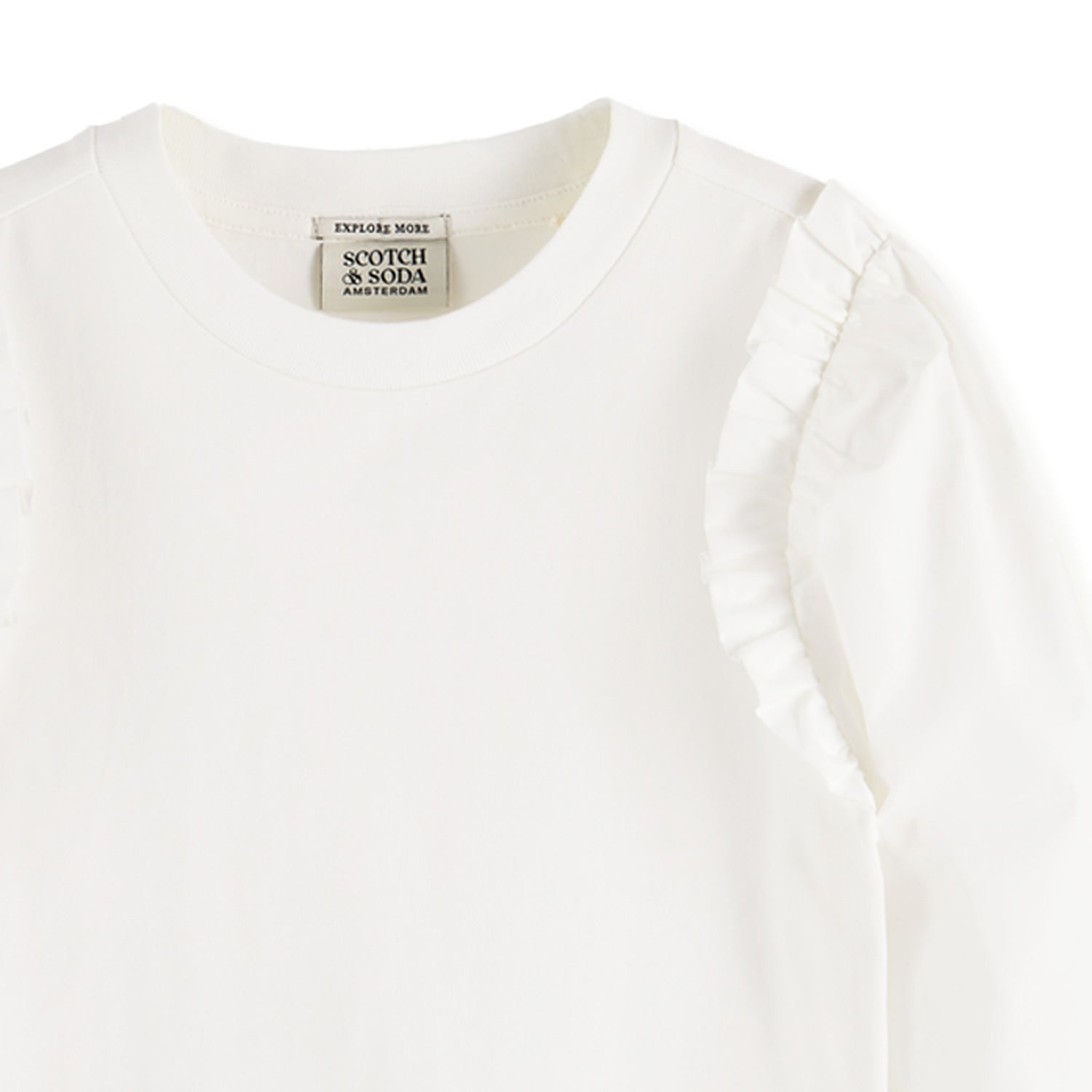 BLUSA MANICA LUNGA BIANCA BAMBINA E TEENAGER - annameglio.com abbigliamento moda