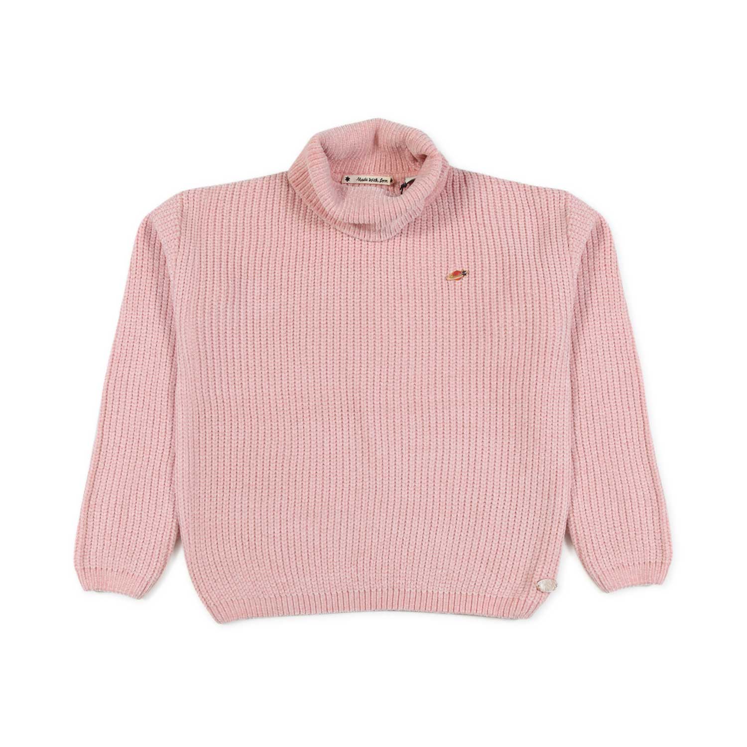 MAGLIONE DOLCEVITA ROSA BAMBINA E TEENAGER - annameglio.com abbigliamento moda