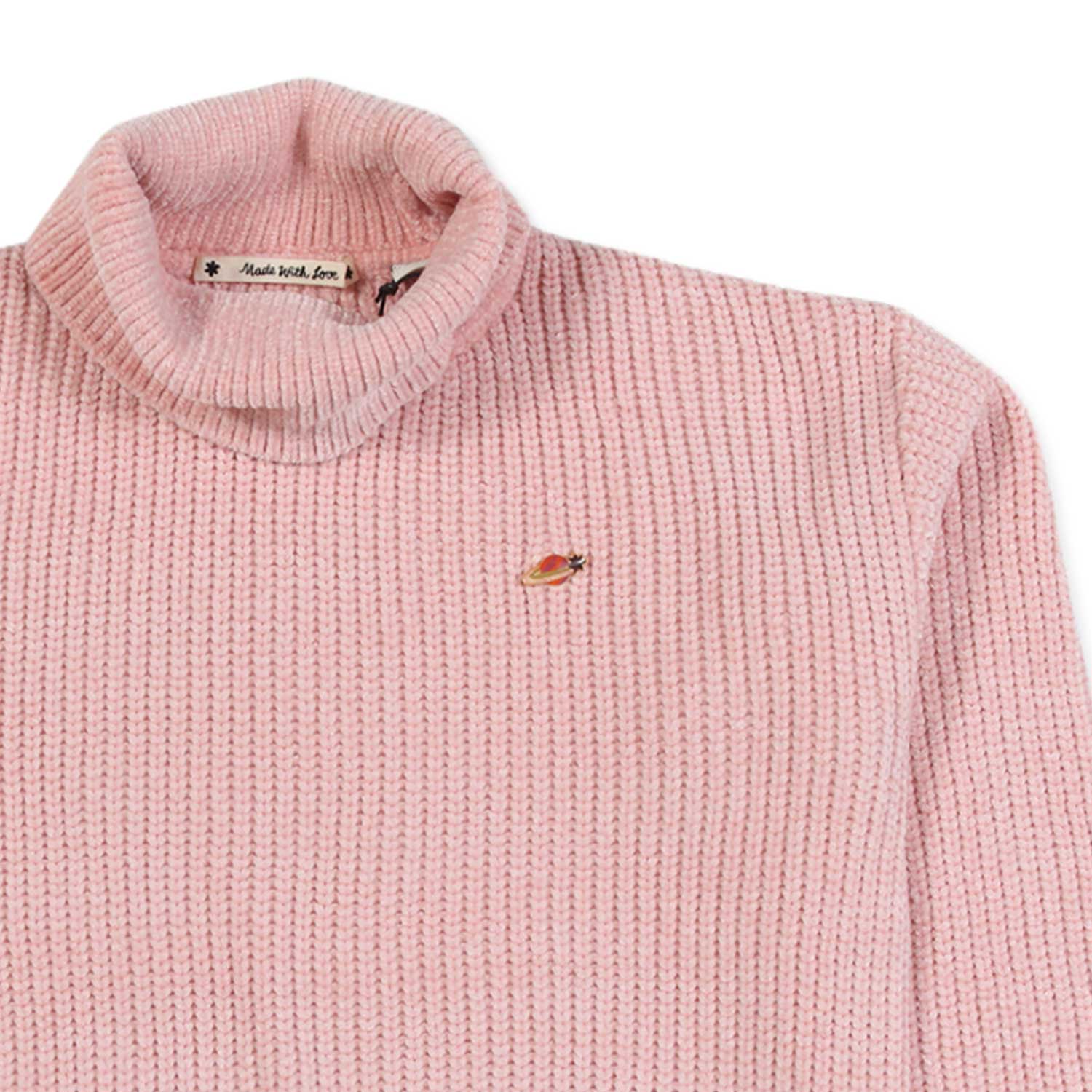 MAGLIONE DOLCEVITA ROSA BAMBINA E TEENAGER - annameglio.com abbigliamento moda