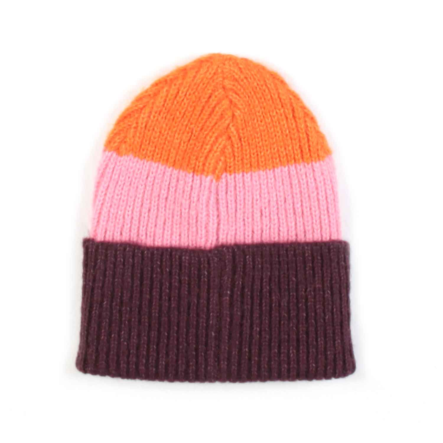 CAPPELLO ARANCIONE ROSA E VIOLA BAMBINA E TEEN - annameglio.com abbigliamento moda