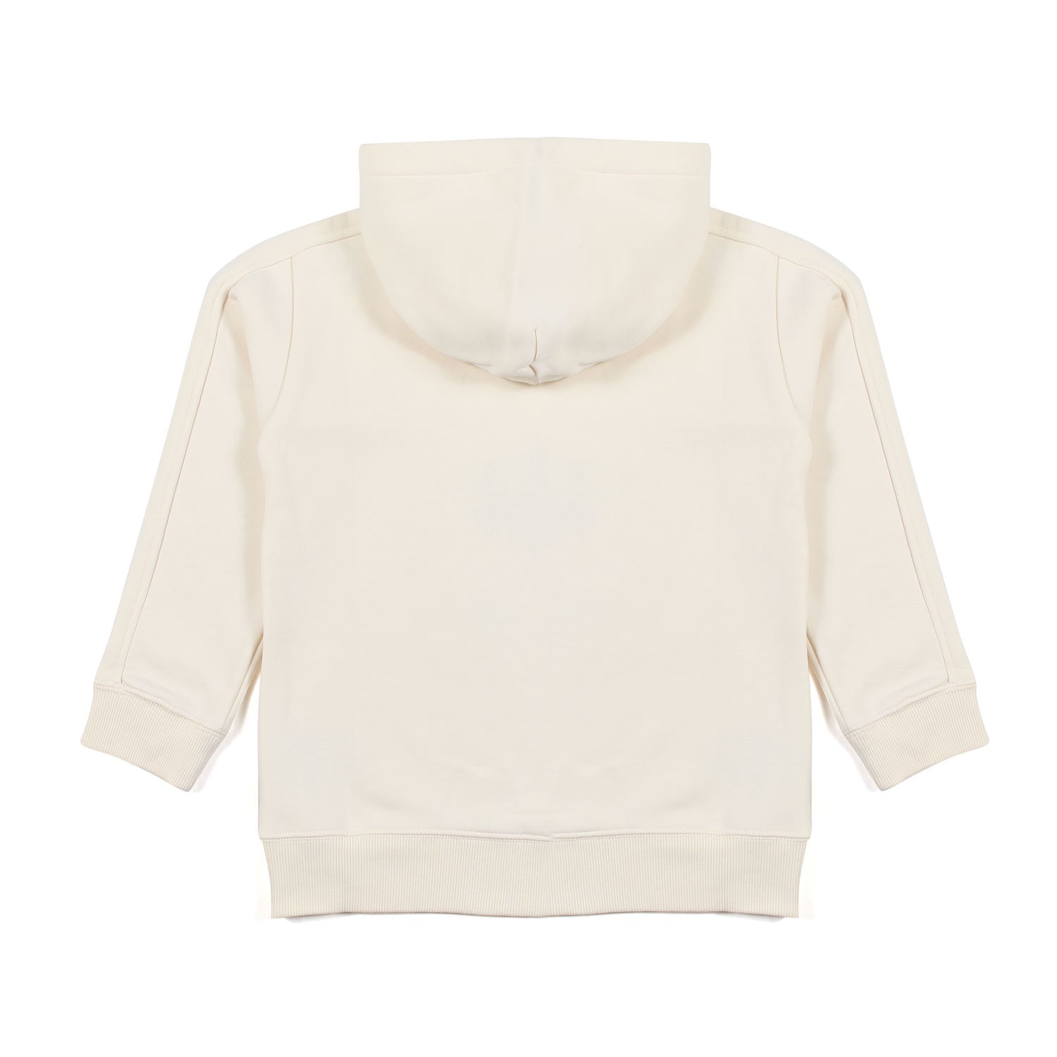 FELPA UNISEX BIANCO CREMA CON CAPPUCCIO - annameglio.com abbigliamento moda