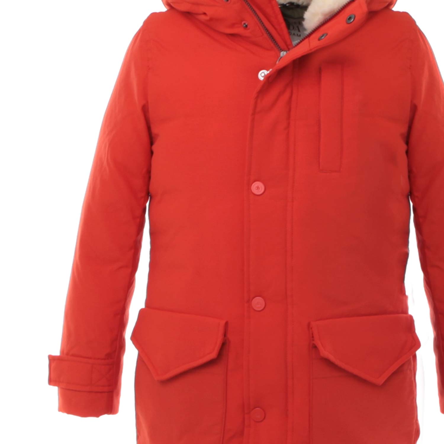 PARKA UNISEX ARANCIONE E VERDE MILITARE - annameglio.com abbigliamento moda