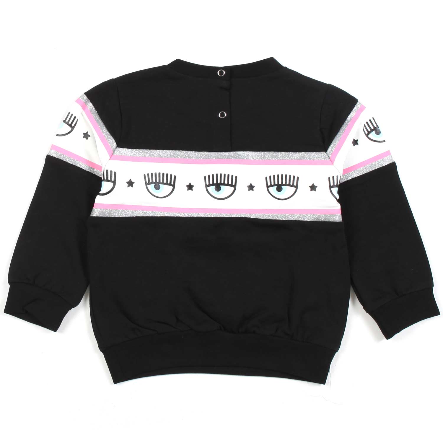 FELPA LOGOMANIA NERA BIMBA - annameglio.com abbigliamento moda