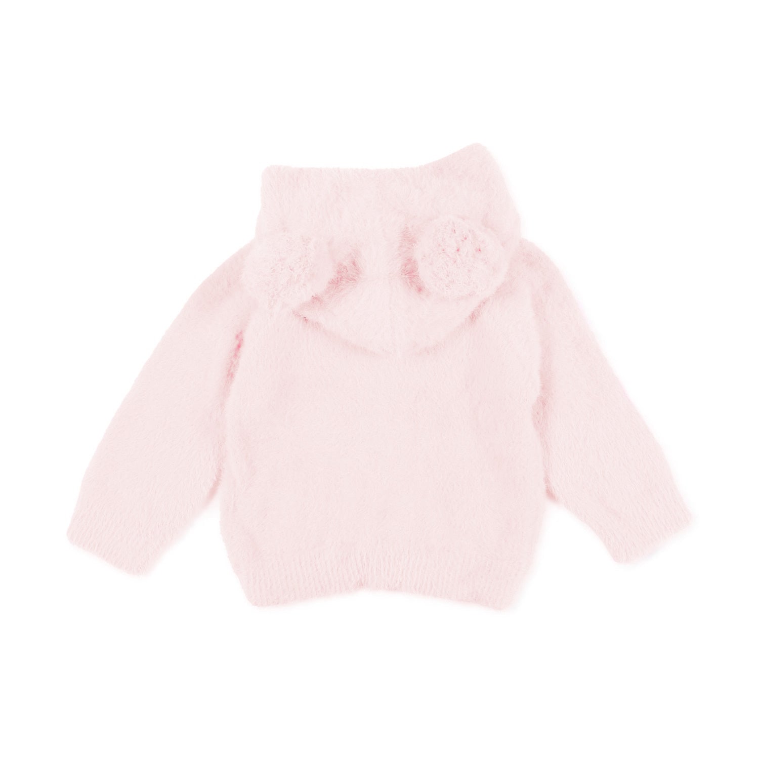 PULL EYE STAR ROSA CON CAPPUCCIO NEONATA - annameglio.com abbigliamento moda