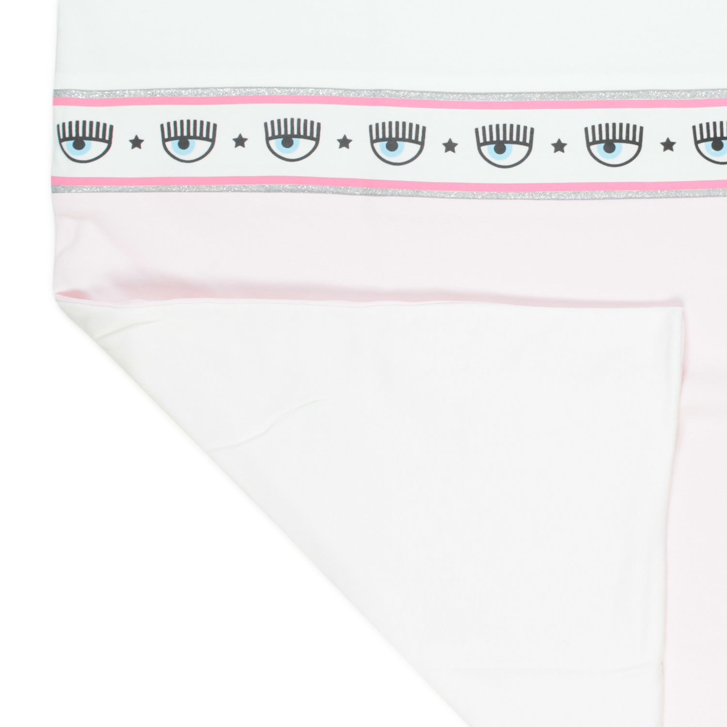 COPERTA BABY LOGOMANIA PANNA E ROSA - annameglio.com abbigliamento moda