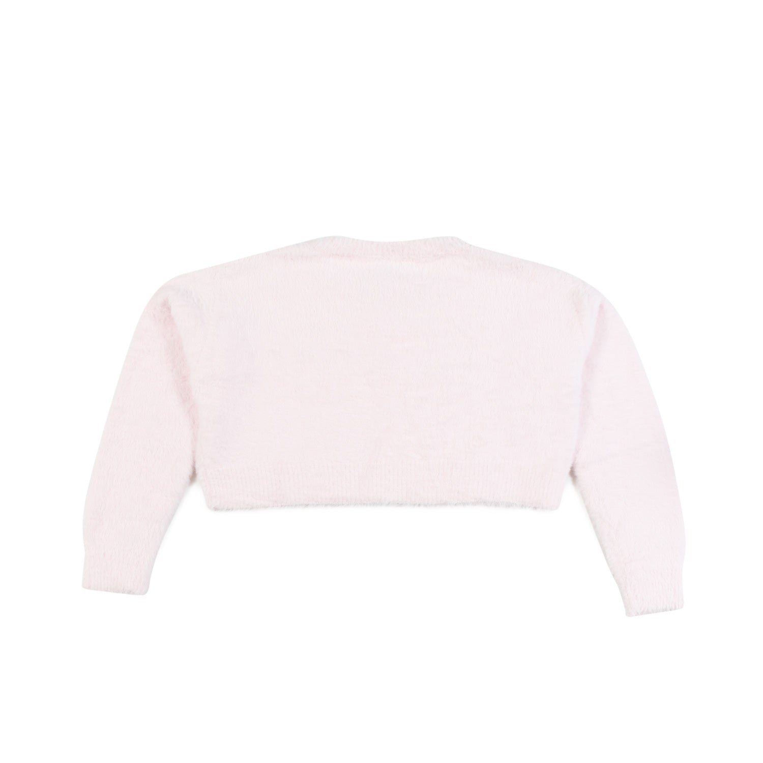 PULL EYE STAR CROPPED ROSA BAMBINA - annameglio.com abbigliamento moda