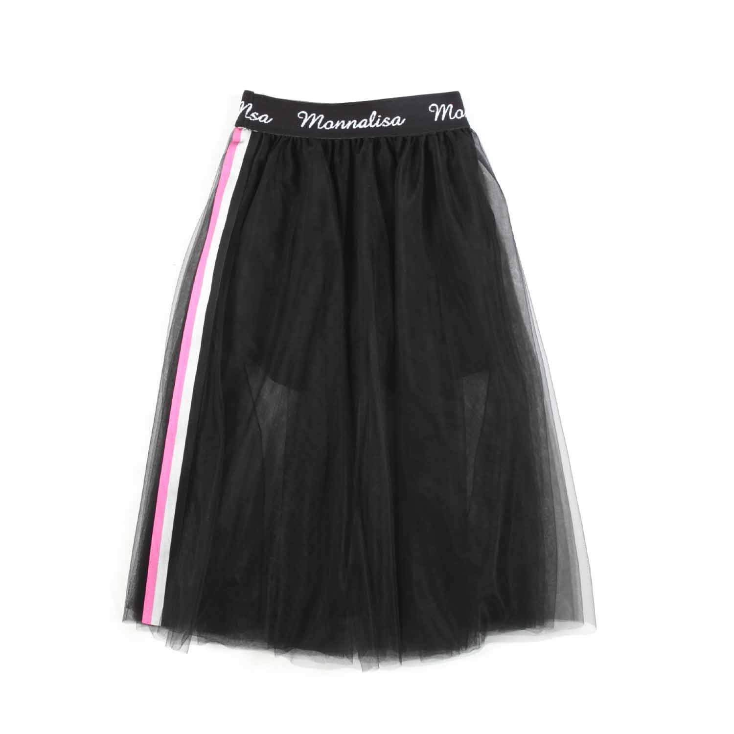 GONNA NERA IN TULLE CON SHORTS BAMBINA - annameglio.com abbigliamento moda