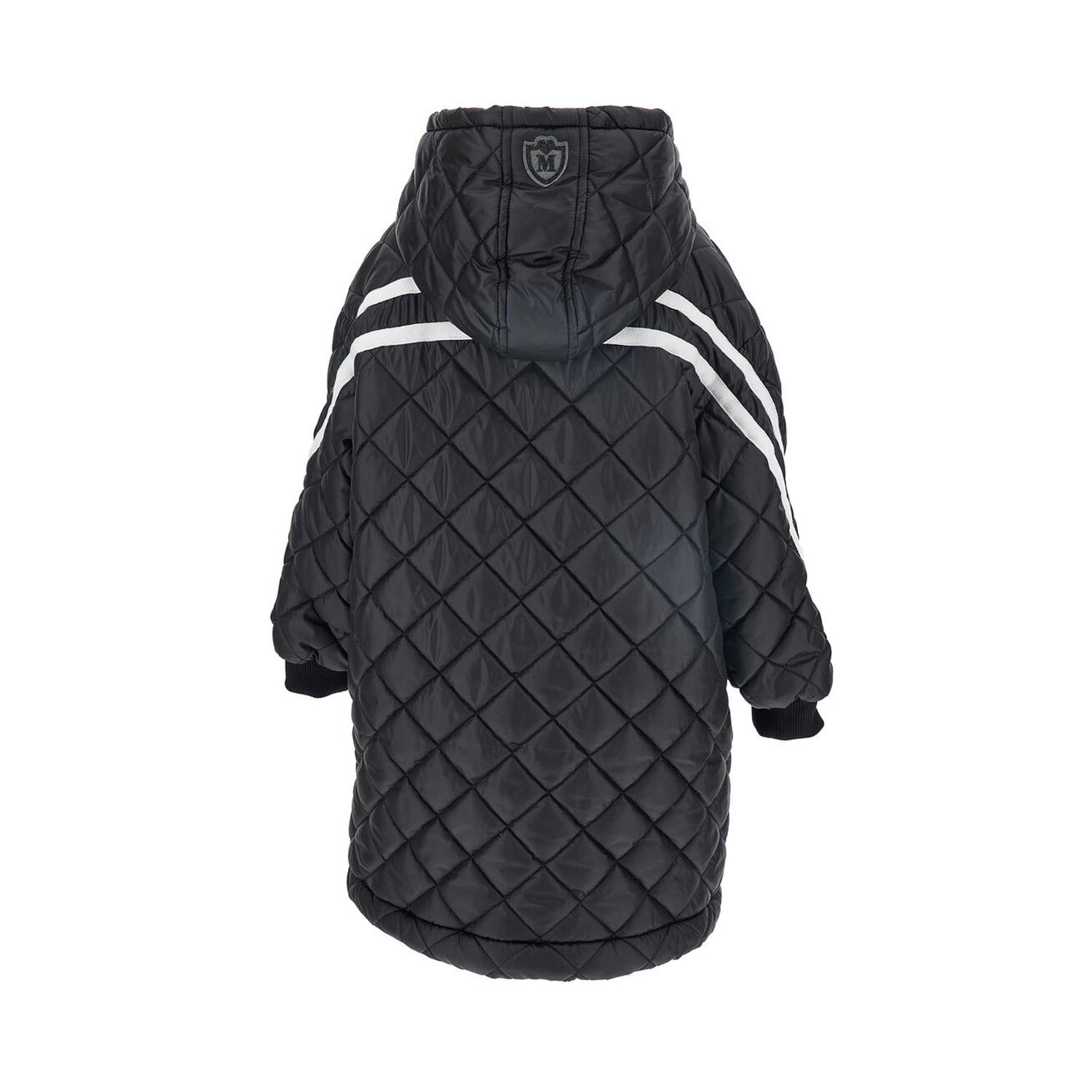 CAPPOTTO NERO TRAPUNTATO BAMBINA E TEENAGER - annameglio.com abbigliamento moda