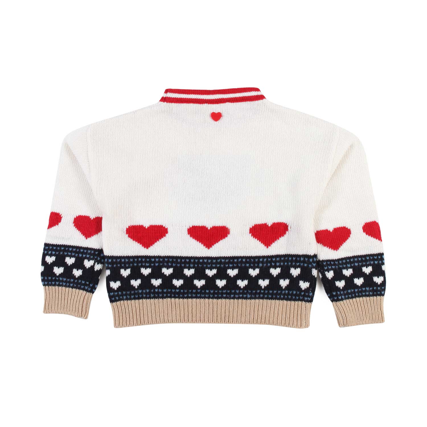 PULLOVER PANNA E MULTICOLOR BAMBINA - annameglio.com abbigliamento moda