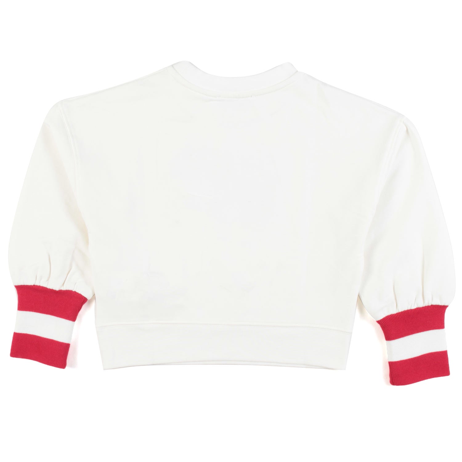 FELPA BIANCO PANNA CON ORSACCHIOTTA BAMBINA - annameglio.com abbigliamento moda