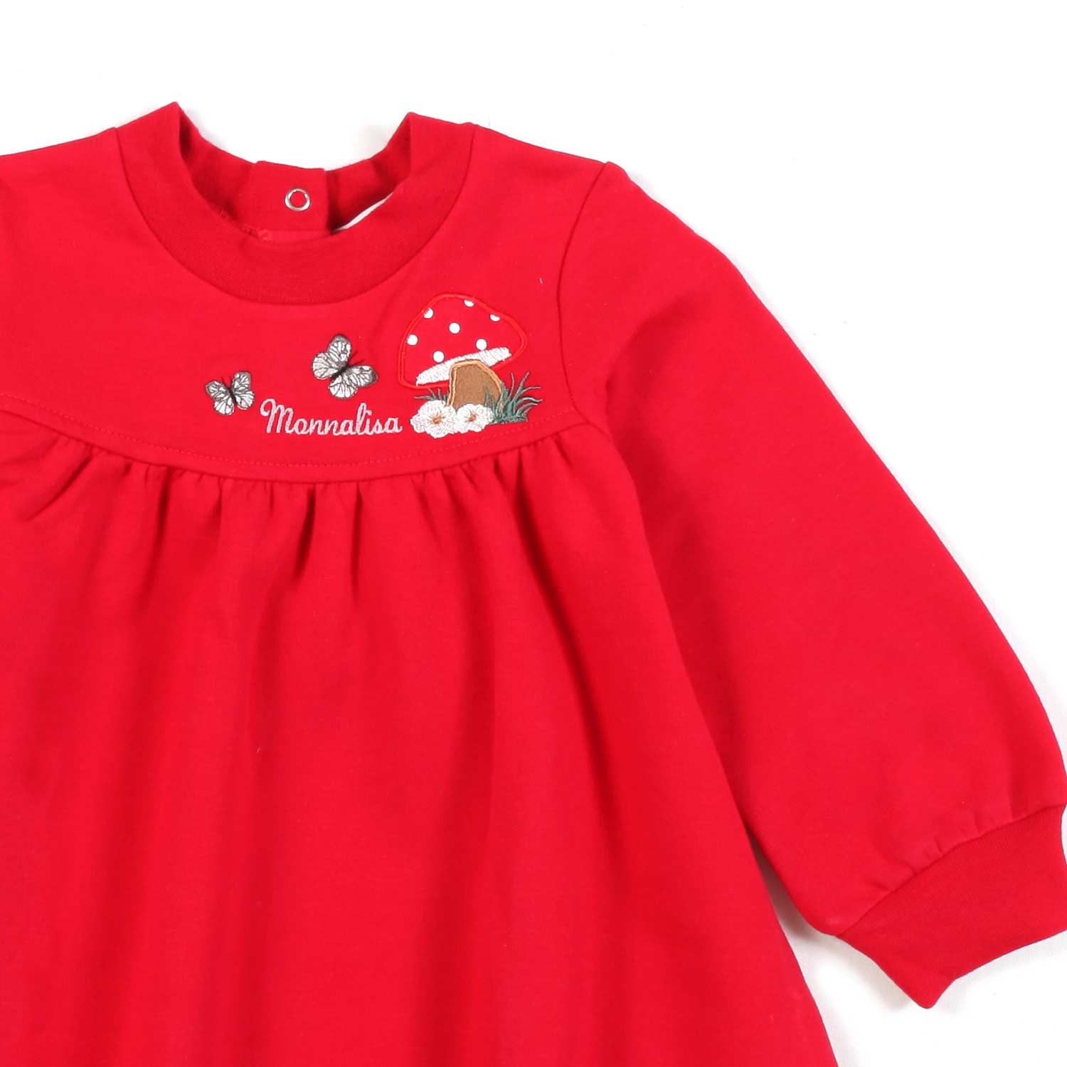 ABITO ROSSO E BIANCO IN FELPA BIMBA E NEONATA - annameglio.com abbigliamento moda