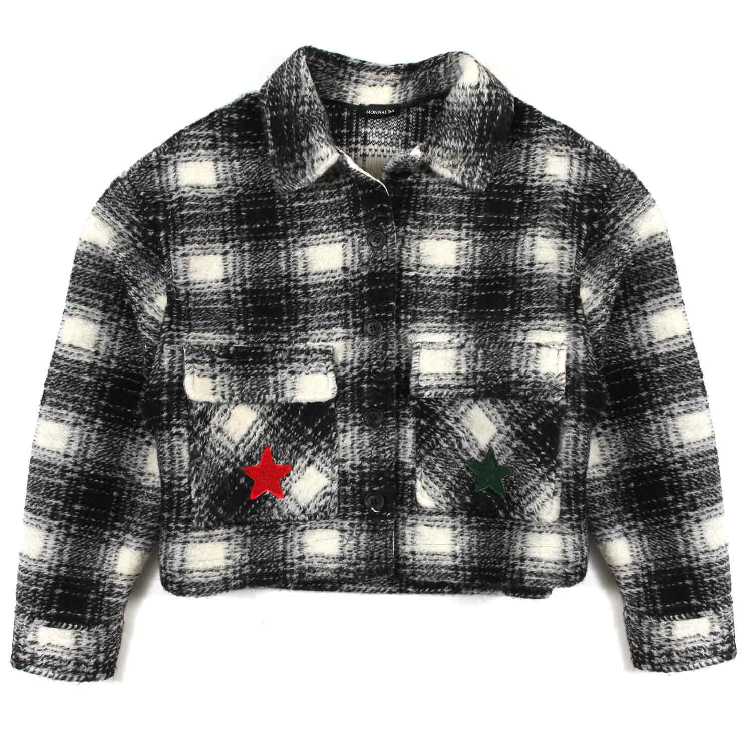 GIACCA CAMICIA A QUADRI BIANCA E NERA - annameglio.com abbigliamento moda