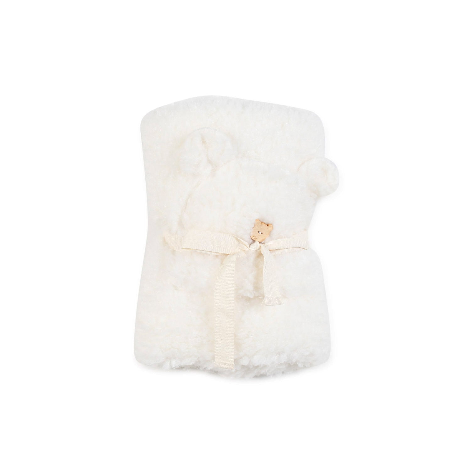 COPERTA BOUCLE BIANCO LATTE BIMBO E BIMBA - annameglio.com abbigliamento moda