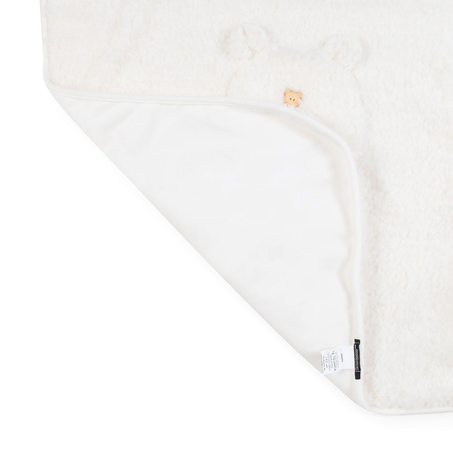 COPERTA BOUCLE BIANCO LATTE BIMBO E BIMBA - annameglio.com abbigliamento moda