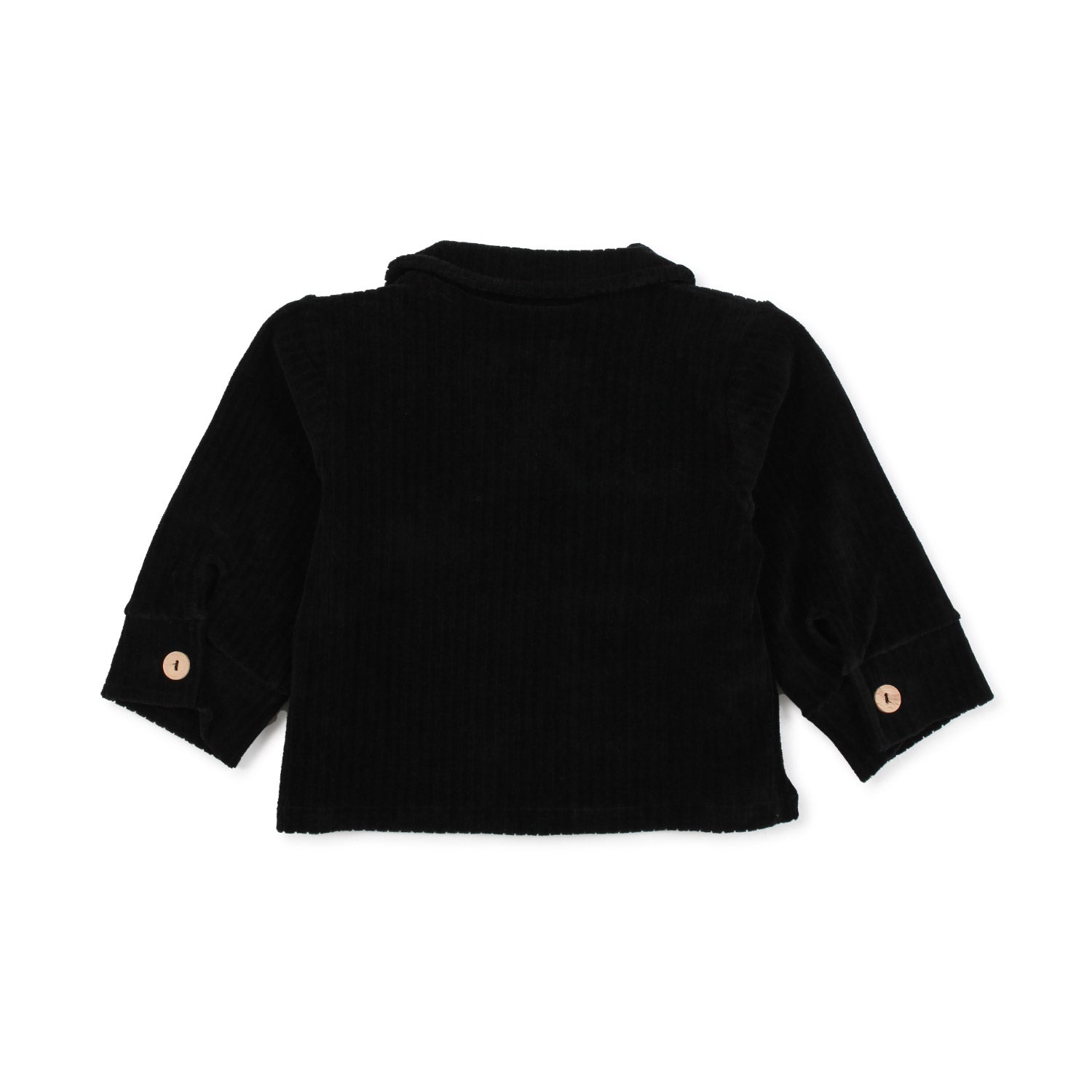 CAMICIA DI VELLUTO NERA BIMBO E BIMBA - annameglio.com abbigliamento moda