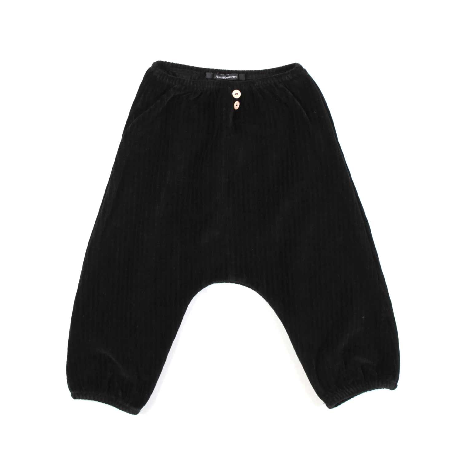 PANTALONE NERO A COSTE BIMBO E BIMBA - annameglio.com abbigliamento moda