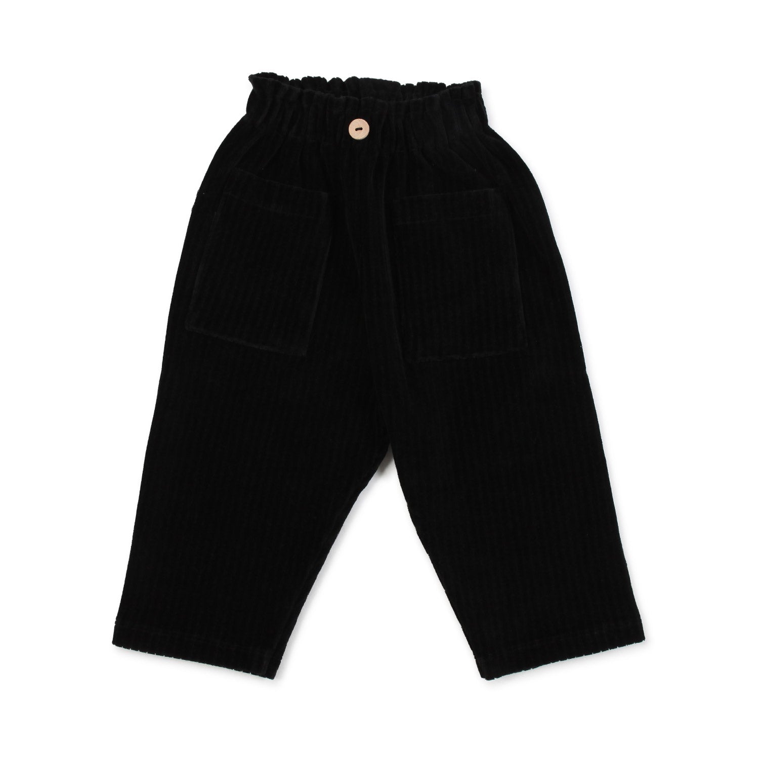 PANTALONE NERO DI VELLUTO BIMBO E BIMBA - annameglio.com abbigliamento moda