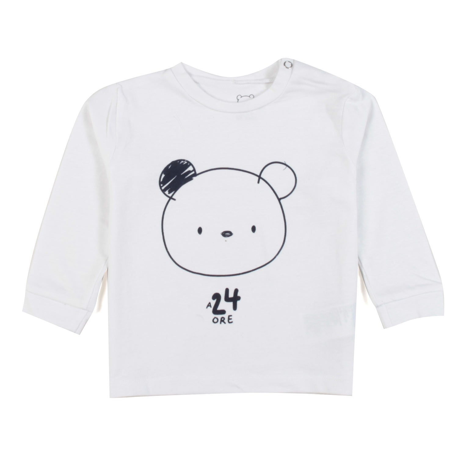 COMPLETINO UNISEX IN FELPA BLU NOTTE E BIANCO - annameglio.com abbigliamento moda