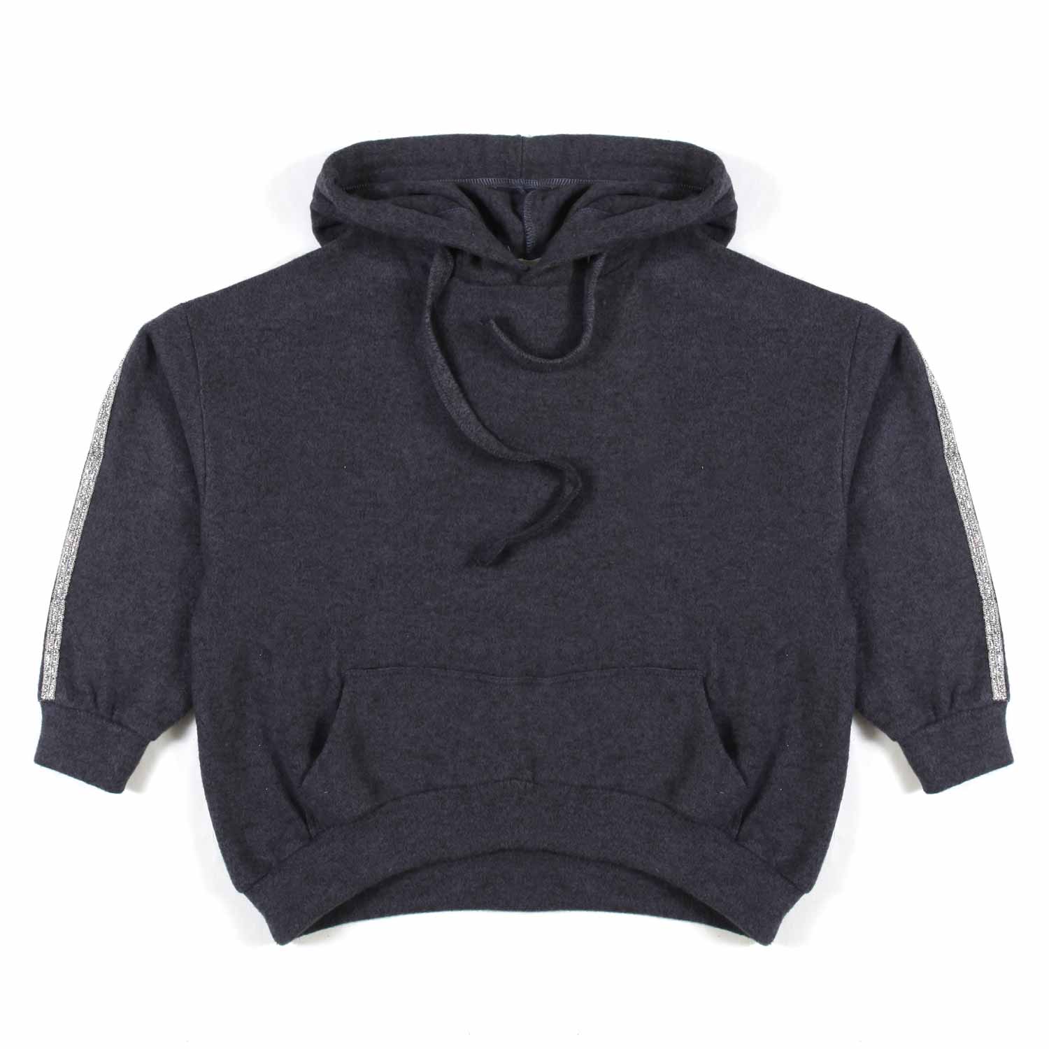 FELPA SOFIA GRIGIO PIOMBO BAMBINA E TEEN - annameglio.com abbigliamento moda